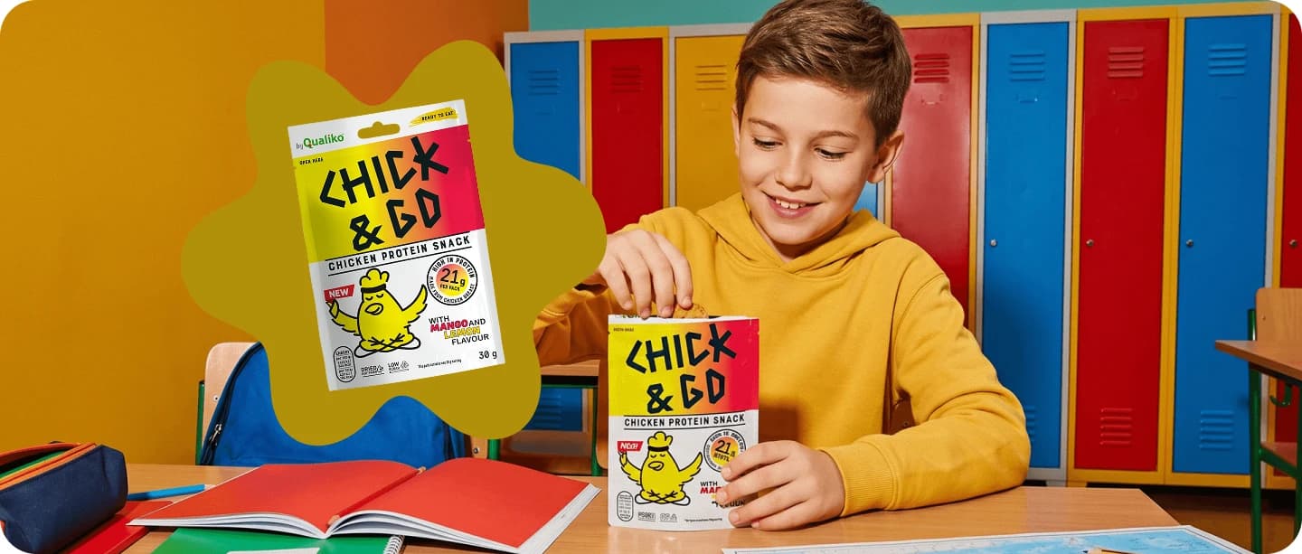 Chick & Go snack dětem do školy